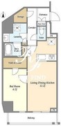 グランカーサ三ノ輪4 703 間取り図 ?>