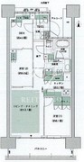 晴海フラッグ PARK-C-1806 間取り図