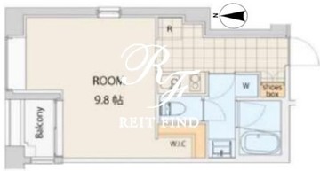 エスセナーリオ目白 802 間取り図