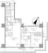 パークアクシス豊洲 1610 間取り図