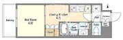 グランパセオ清澄白河2 103 間取り図