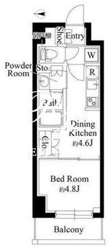 グランパセオ清澄白河2 402 間取り図