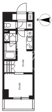 グランパセオ清澄白河2 902 間取り図