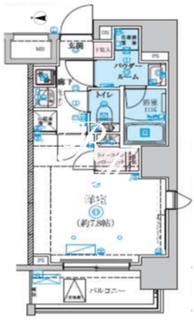 リヴシティ森下駅前 1002 間取り図