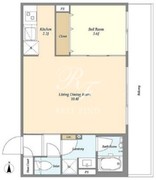 ウェルスクエア初台 502 間取り図 ?>