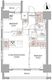 ザ・パークハビオ新御徒町 1201 間取り図
