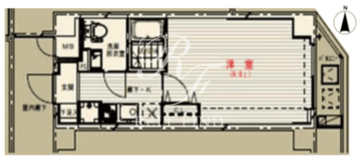 オーキッドレジデンス本駒込 203 間取り図