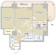 センテニアルタワー 1505 間取り図