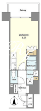 ライトテラス錦糸町 903 間取り図