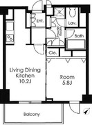 プライムアーバン用賀 308 間取り図