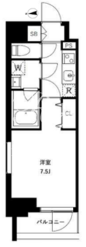 アーバンパーク浅草2 306 間取り図