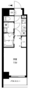 アーバンパーク浅草2 704 間取り図