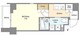エスタート新宿 1401 間取り図