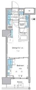 ルフォンプログレ品川戸越 603 間取り図