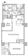 レジディア西小山 215 間取り図