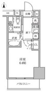 レジディア蒲田4 708 間取り図