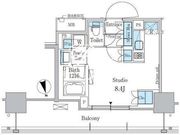 パークアクシス東陽町・親水公園 1201 間取り図