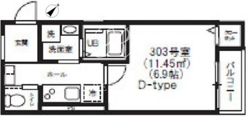 向島テラス 303 間取り図