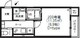 向島テラス 203 間取り図