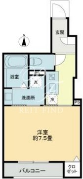 コンフォート明大前 103 間取り図