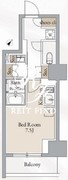 クロスレジデンス高田馬場 1209 間取り図
