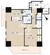 トレステージ目黒 1005 間取り図