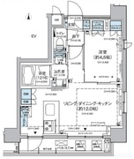 レジディア蒲田5 1110 間取り図