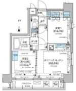 レジディア蒲田5 1110 間取り図