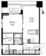レジディア日本橋馬喰町3 1004 間取り図