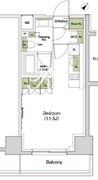 ザ・パークハビオ東長崎 1006 間取り図