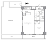 レジディア上落合 604 間取り図