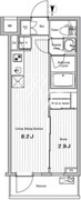 四谷三丁目ステーションレジデンス 203 間取り図