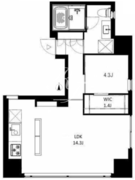 CH2613 201 間取り図 ?>