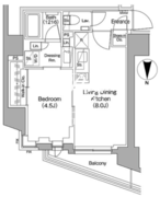 ザ・パークハビオ蒲田 1004 間取り図