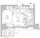 クレイシアIDZ上野 801 間取り図