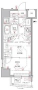 クレイシアIDZ上野 803 間取り図