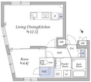 アトリオフラッツ御茶ノ水 301 間取り図