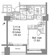 パークハビオ新橋 1502 間取り図
