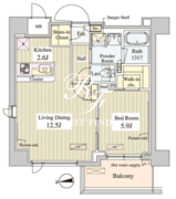 早稲田アパートメント 807 間取り図