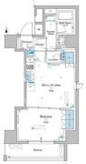 ルフォンプログレ大森西 305 間取り図