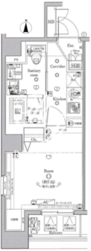 アルテシモヴェルデ 801 間取り図