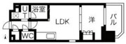 N’sパークレジデンス新宿御苑 405 間取り図 ?>