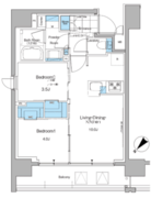 ルフォンプログレ西大井プレミア 614 間取り図
