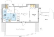 プラウドフラット西日暮里ディアージュ 501 間取り図 ?>