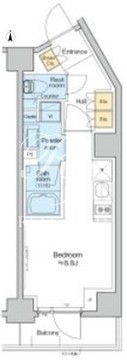 プラウドフラット西日暮里ディアージュ 507 間取り図