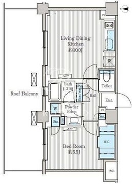 オアーゼ品川レジデンス 613 間取り図