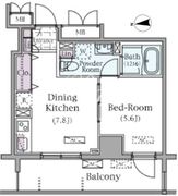 パークアクシス元浅草ステージ 902 間取り図