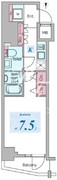 ドゥーエ板橋区役所前 505 間取り図