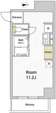 エスモア銀座イースト 503 間取り図