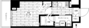 ステージファースト新御徒町2 303 間取り図